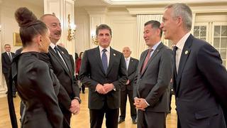 Sosyal medyada gündem olan fotoğraf! Sinan Oğan, İlham Aliyev, Stoltenberg ve Neçirvan Barzani...