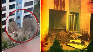 Balkonlarından şelale gibi sular taşan binada ilginç detay! Başkent Ankara'ya peş peşe uyarılar: 2 ayrı yağış kütlesi geliyor!