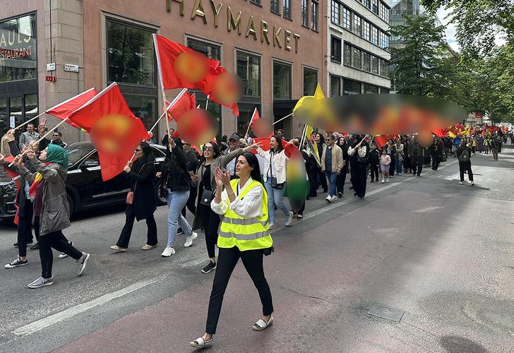 İsveç'te terör örgütü PKK/YPG destekçilerinden yeni provokasyon! Cumhurbaşkanı Erdoğan'ı hedef aldılar