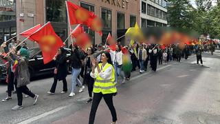 İsveç'te terör örgütü PKK/YPG destekçilerinden yeni provokasyon! Cumhurbaşkanı Erdoğan'ı hedef aldılar