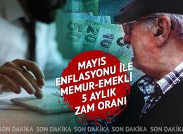 SON DAKİKA | Mayıs ayı enflasyon rakamları açıklanıyor! Memur zammı ve emekli zammı 5 aylık net oran netleşecek: Maaşlarda ‘sıfır fiyat’ hesabı…