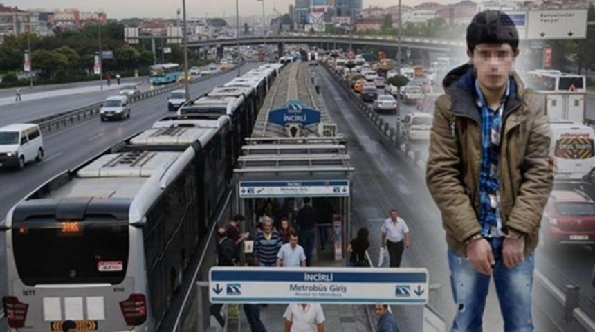 Boş gelen ara&ccedil;lara binmeyince polisin dikkatinden ka&ccedil;amadı! Metrob&uuml;ste hareketli dakikalar!