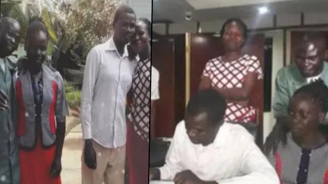 Bu düğün bambaşka! İki adam nikah töreniyle eşlerini ve çocuklarını değiştirdi... Yeni hayatlarına böyle adım attılar