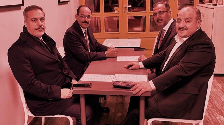 Varank, 'halef/selef' notuyla paylaştı! Hakan Fidan ve İbrahim Kalın aynı karede... Sosyal medyada gündem oldu