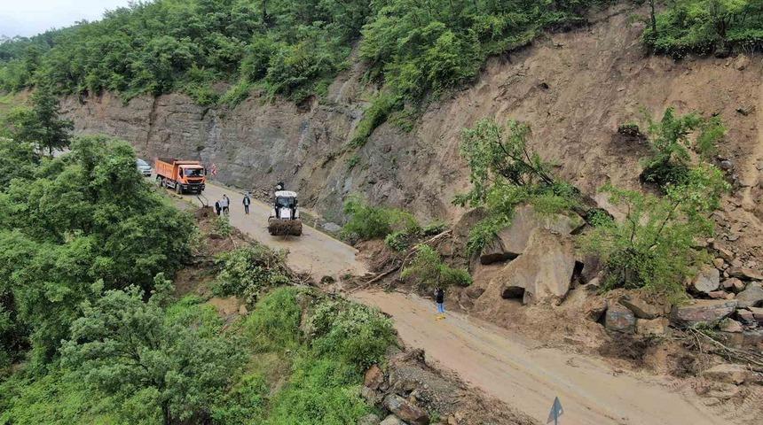 Samsun’da sel ve heyelanla mücadele