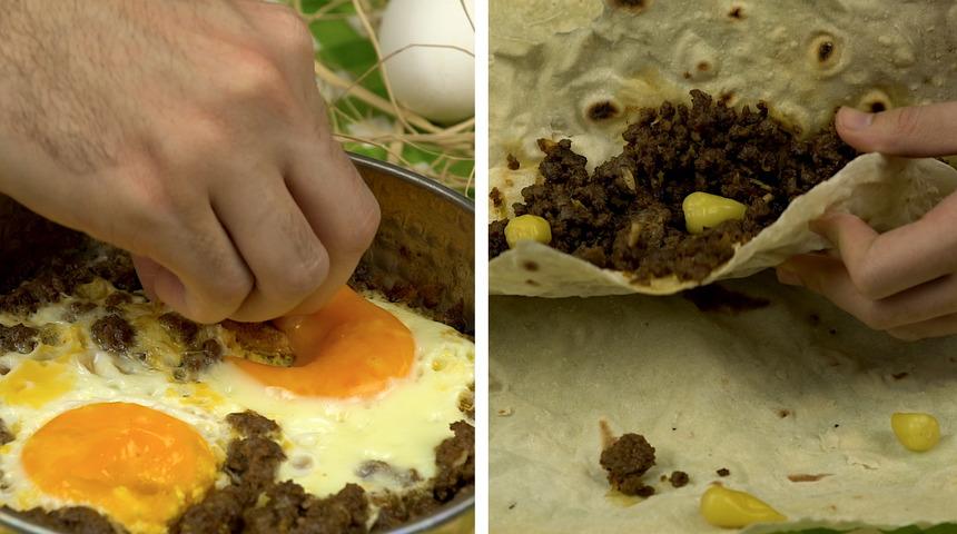 Kuru yufkalı ya da yumurtalı: Sucuk içi tarifi