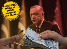 Erdoğan açıkladı, gözler maaş zamlarına çevrildi! Asgari ücret için iki seçenek, memur ve emekliler için yüzde 45'lik zam gündemde! Bayram ikramiyesi ise...