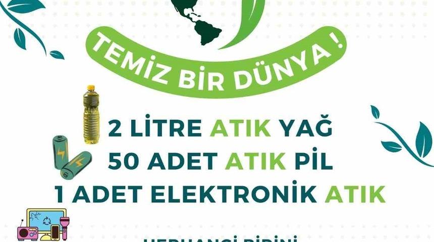 Menteşe Belediyesinden ‘Atığı getir, hediyeyi götür’ kampanyası