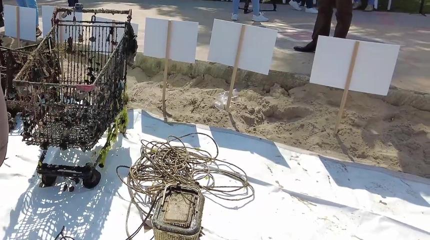 Çıkanlar "pes" dedirtti! İçlerinde alışveriş arabası bile var