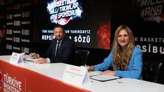 Türkiye Basketbol Federasyonu ile Hepsiburada arasında sponsorluk sözleşmesi imzalandı