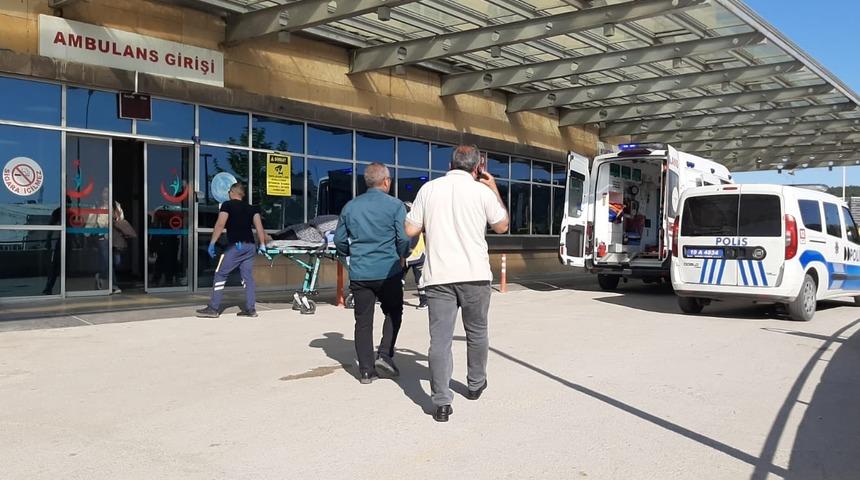 Çorum'da silahla vurulan bir kişi yaralandı