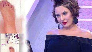 Şimdi de ayaklarıyla gündemde 