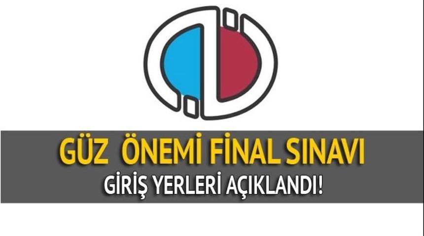 AÖF sınav yerleri belli oldu, AÖF sınava giriş belgesi çıktı alma ekranı da açıldı!