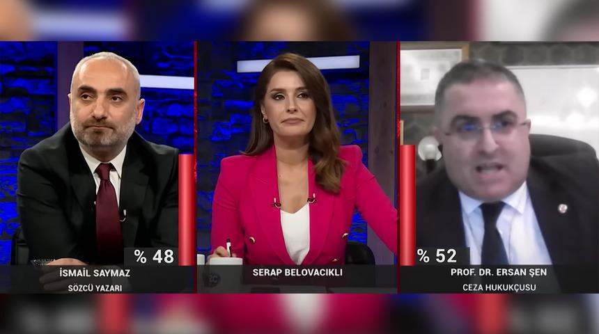 İsmail Saymaz ile Ersan Şen arasında canlı yayında 'Meral Akşener' atışması! 'CHP'ye gelince köpürelim, İYİ Parti'ye gelince gargara yapalım'