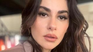 Nesrin Cavadzade'nin kıyafetinin göğüs kısmı olay! Düğün tarzına beğeni yağdı