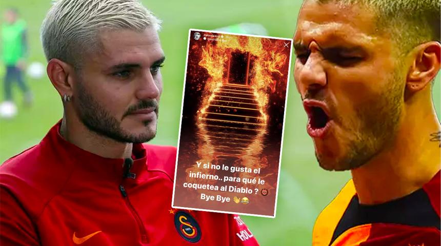 Icardi paylaşımıyla kafaları karıştırdı! Notu 'güle güle' sözleriyle tamamladı, taraftara bu bile yetti