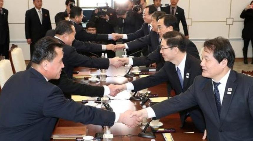 Kuzey ve Güney Kore görüşmesine dünyadan destek mesajları yağdı