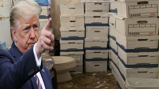 Kare kare fotoğraflar paylaşıldı! Eski ABD Başkanı Donal Trump nükleer sırlar dahil ulusal belgeleri evinin banyosunda saklamış