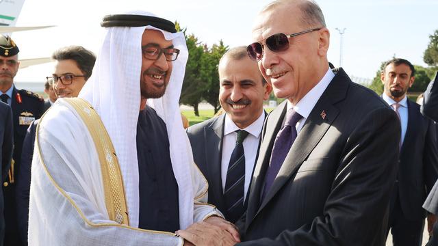 Cumhurbaşkanı Erdoğan, BAE Devlet Başkanı El Nahyan ile görüştü