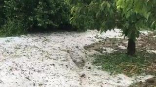 Tokat'ı sel ve dolu vurdu! 15 dakikada bu hale geldi