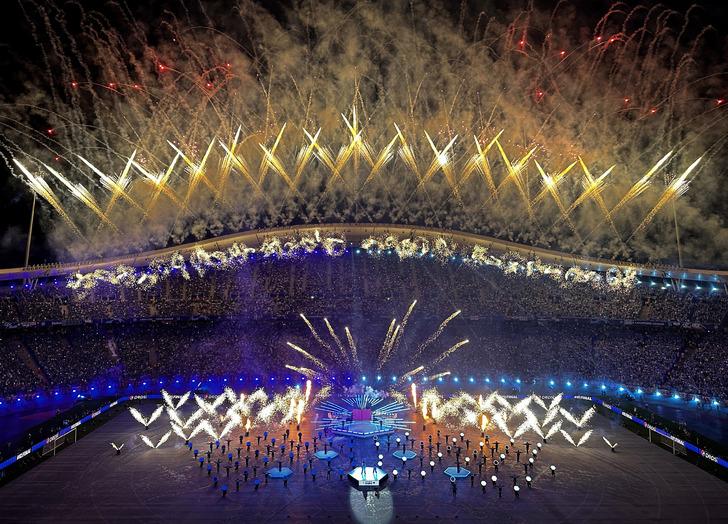 Manchester City-Inter maçı öncesi Atatürk Olimpiyat Stadı'nda görsel şölen! G1