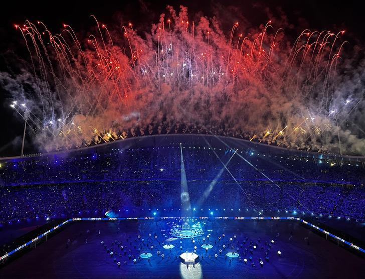 Manchester City-Inter maçı öncesi Atatürk Olimpiyat Stadı'nda görsel şölen! G2