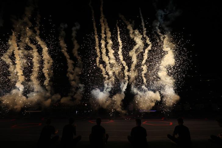 Manchester City-Inter maçı öncesi Atatürk Olimpiyat Stadı'nda görsel şölen! G4