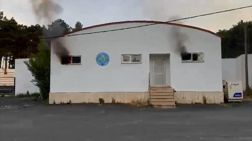 İnanlı Çeşmesi Amfi Tiyatro’da yangın