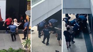 AVM'de terör estirdi! Eşini darp etti, polise direndi, GBT yapılınca...