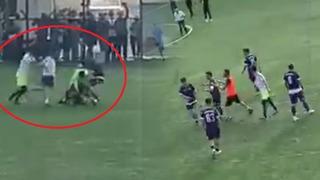 Saha bir anda ringe döndü, maçta tekmeler havada uçuştu! 2 futbolcu hastaneye kaldırıldı