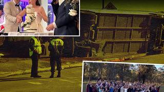 Gelin ve damadın mutluluğu saatler sonra büyük bir trajediyle sona erdi... 10 kişi hayatını kaybetti!