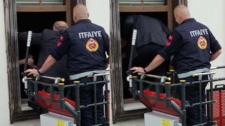 Törende şaşırtan anlar! Belediye başkanı belediye binasına 2. katın penceresinden girdi