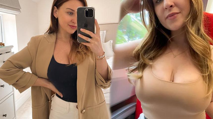 Sosyal medya fenomeni Olivia çocuklarını okuldan almak için tercih ettiği kıyafetle tepkilerin odağına yerleşti! Transparan tulumu diğer velileri şaşırttı