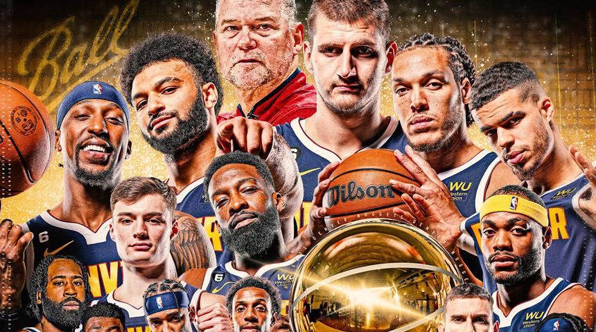 NBA'de Denver Nuggets tarih yazdı! Tarihte ilk kez şampiyon oldular... 