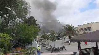 Öğrenci yemekhanesinin arkasında başladı! Çapa Tıp Fakültesi'nde yangın paniği