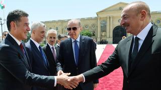 Cumhurbaşkanı Erdoğan Azerbaycan'da! Dikkat çeken Sinan Oğan detayı