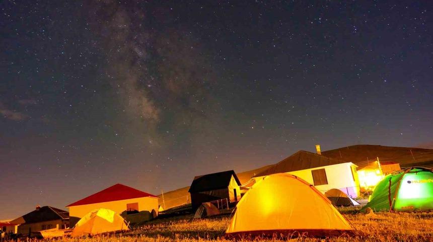 Gümüşhaneli dağcılar yılın ilk kampını Büyükyayla’da gerçekleştirdi