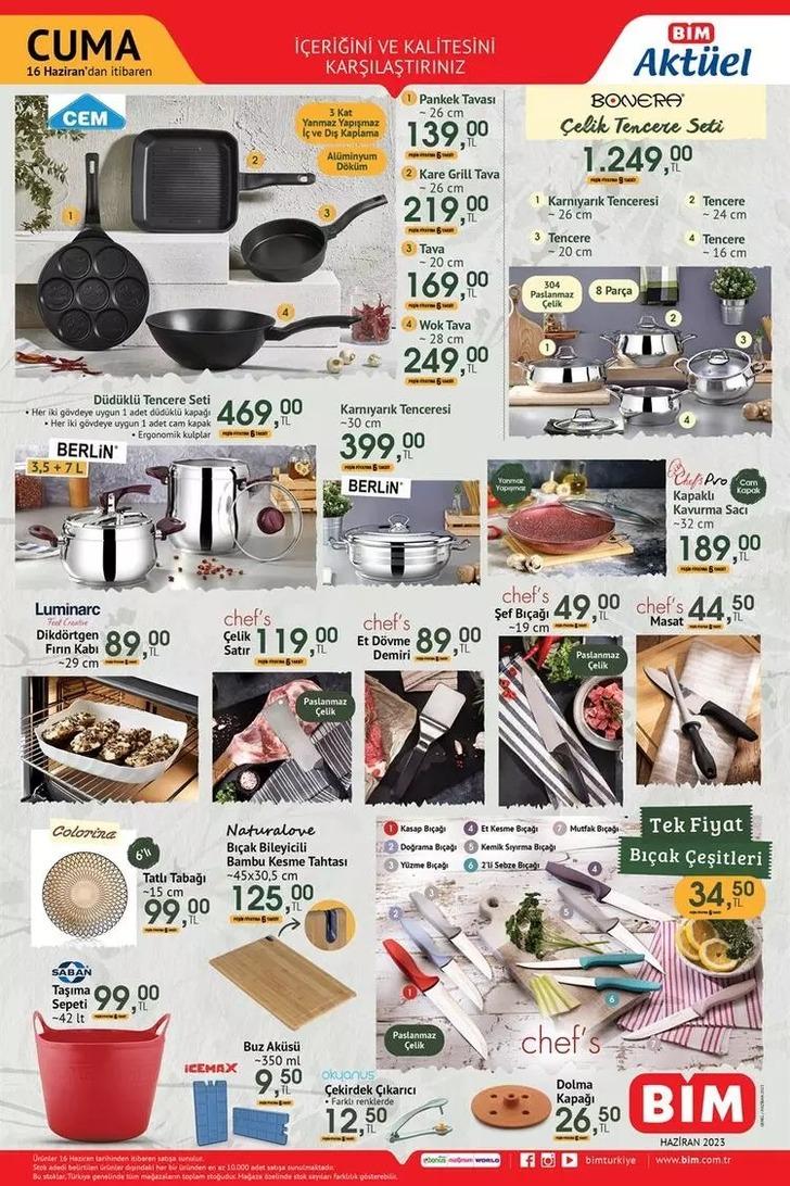 BİM'den Babalar Günü'ne özel fırsat! Kol saati 459 TL, deri kemer 89 TL, polo yaka tişört 169 TL! 16 Haziran 2023 BİM indirimli ürünler listesi G4