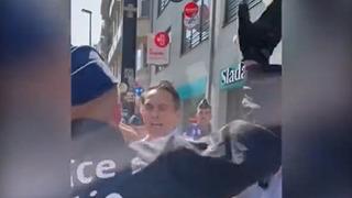 Belçika bu olayı konuşuyor! Aşırı sağ parti lideri polis tarafından tokatlandı