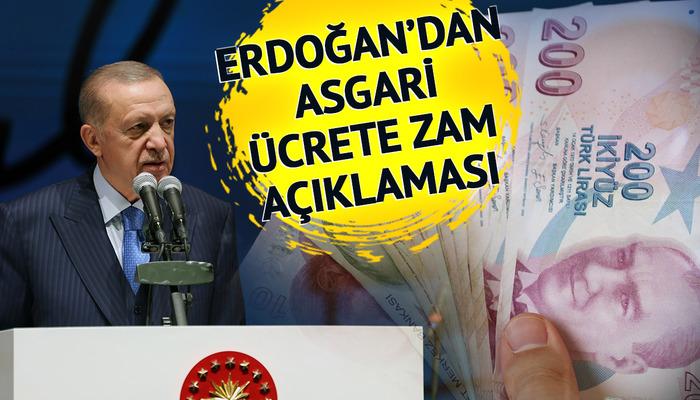 Asgari ücrete zam ve memur maaşları için Erdoğan’dan çok net mesaj!
