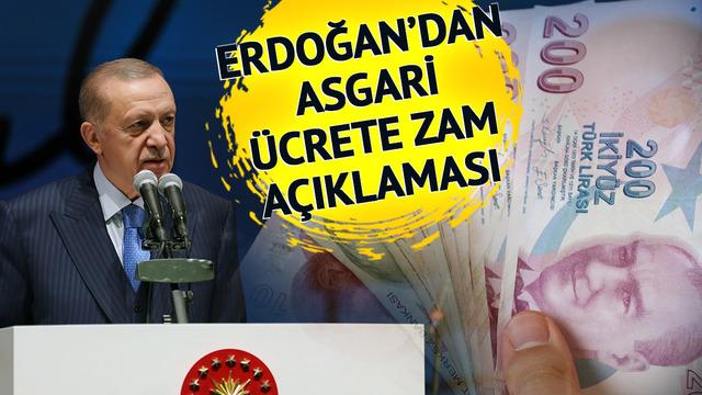 SON DAKİKA: Asgari ücrete zam ve memur maaşları için Erdoğan’dan çok net mesaj! 10 bin, 11 bin liralar konuşulurken heyecanlandıran açıklama: ‘Herkesin içine sinecek'’