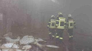 Kayseri’de fabrika yangını 1 saatte söndürüldü