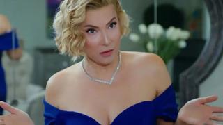 Yasak Elma'nın Handan'ı Şebnem Dönmez'in göğüs detaylı elbisesi sosyal medyayı salladı! Kıyafet olmamış