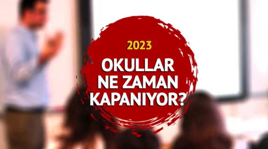 Bugün okullar kapanıyor mu? Okullar ne zaman kapanacak? MEB'den yaz tatili açıklaması