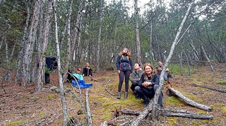 Mantar için 7 kilometre yürüdüler