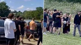 Akrabalarına ders vermek için ölü taklidi yaptı! Kendi cenaze törenine helikopterle gelince herkesi şoke etti