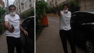 Sokak ortasında silah çektiği eşine dehşeti yaşatmıştı! Video paylaştı: 'Cani damgası yedim, işin aslı öyle değil'