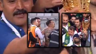 Kupa töreninde gerginlik! Şanlıurfa Valisi Salih Ayhan ile kulübün eski başkanı İYİ Partili Emin Yetim arasında arbede yaşandı