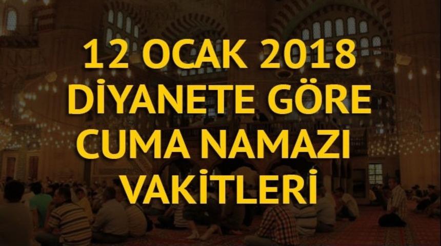 Cuma namazı saat kaçta? İşte Diyanete göre il il cuma namazı saatleri (12 Ocak Cuma)
