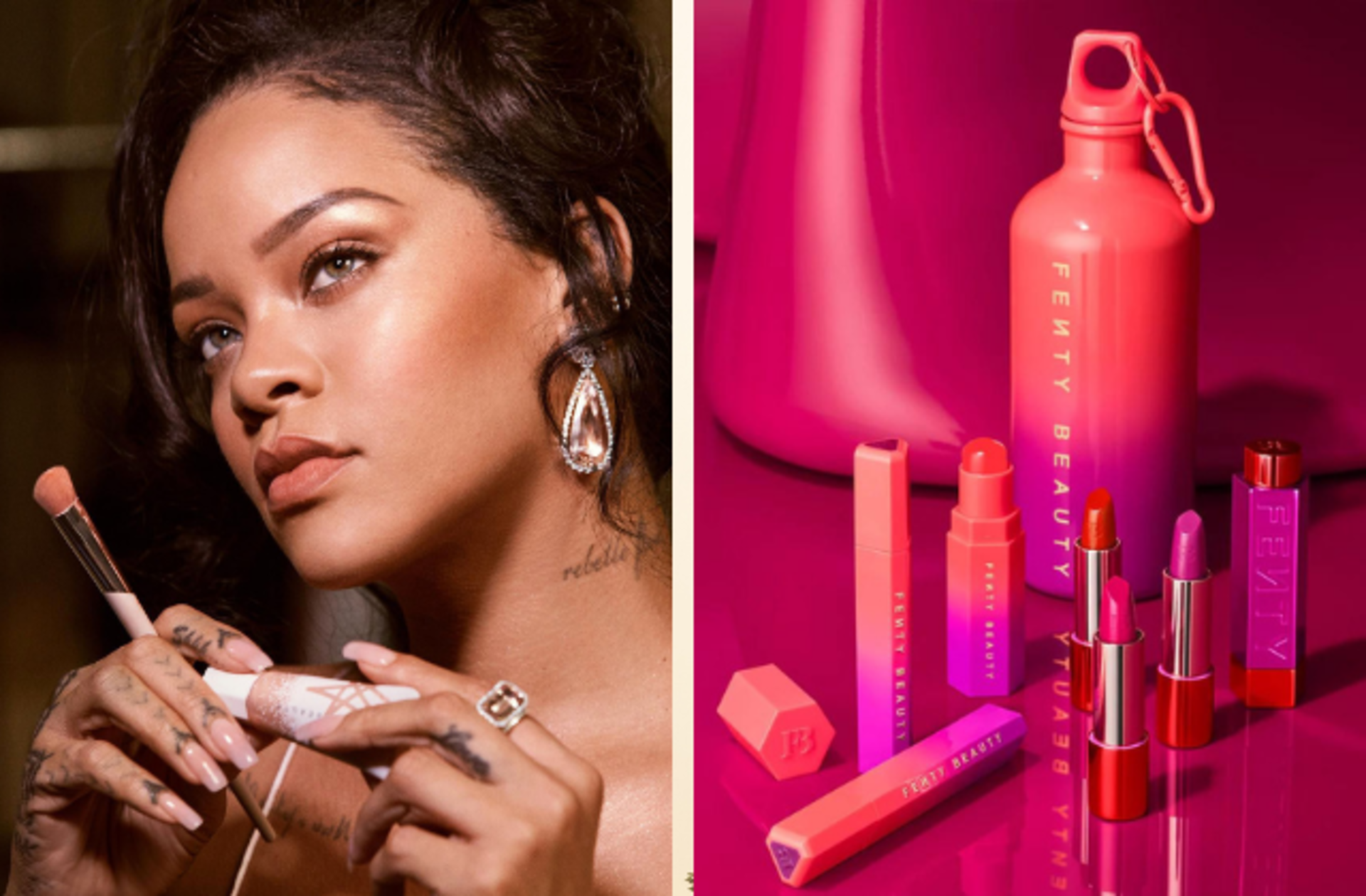 Makyaj fırçasına 1500 TL vermeye değer mi? Rihanna'nın viral olan güzellik markası Fenty Beauty'i inceliyoruz